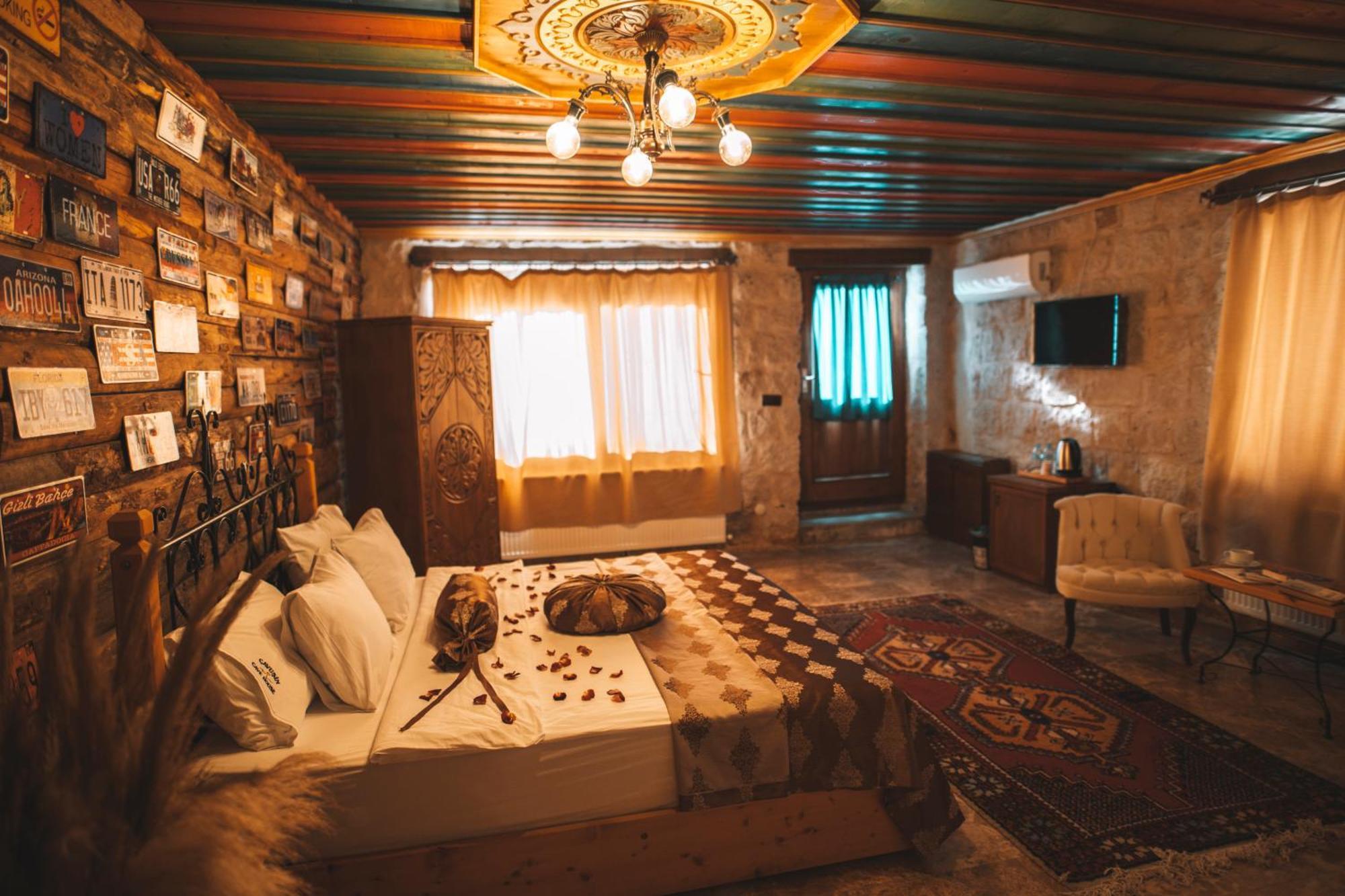 Bed and Breakfast Cavusin Cave House-Cappadocia Göreme Exteriér fotografie