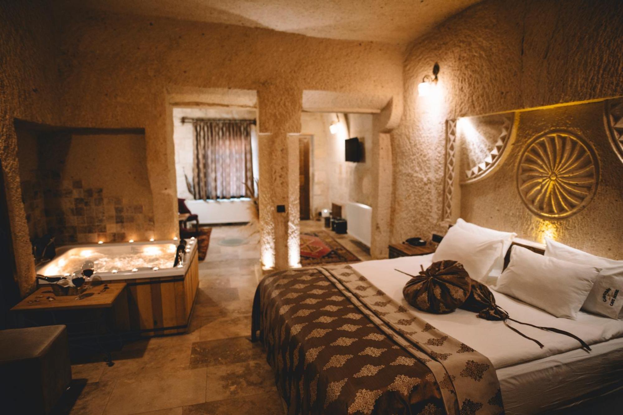 Bed and Breakfast Cavusin Cave House-Cappadocia Göreme Exteriér fotografie