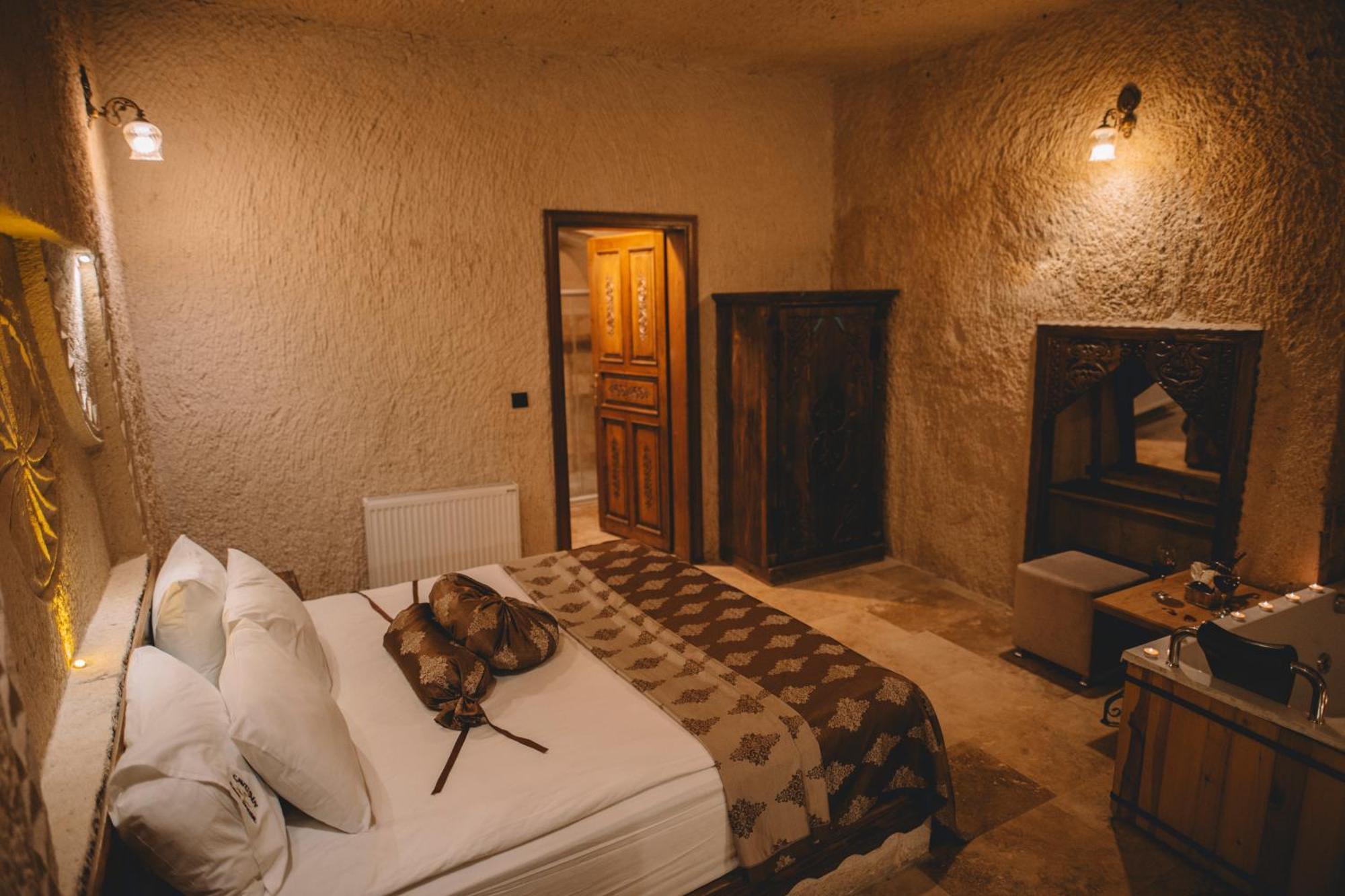 Bed and Breakfast Cavusin Cave House-Cappadocia Göreme Exteriér fotografie