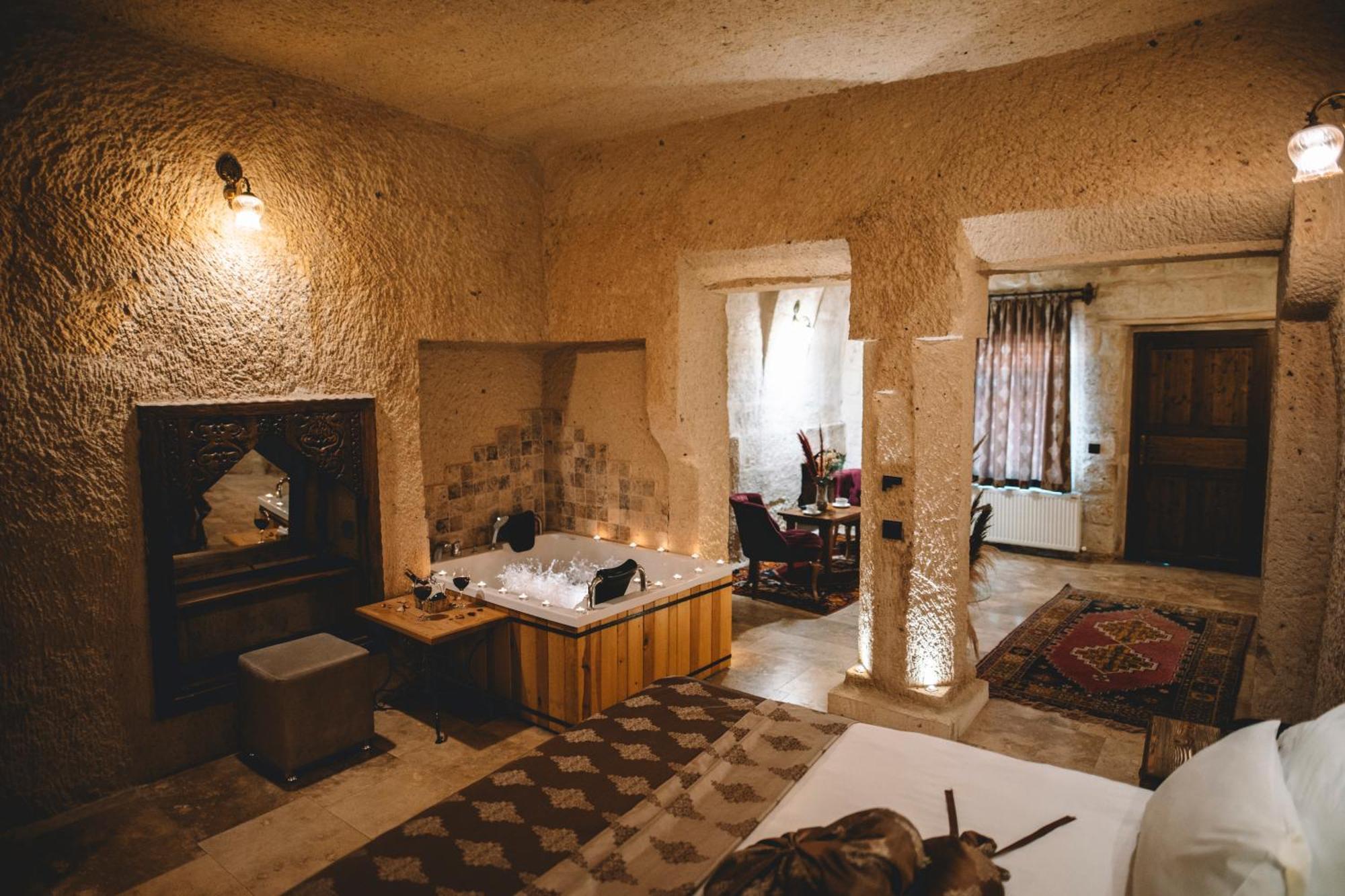 Bed and Breakfast Cavusin Cave House-Cappadocia Göreme Exteriér fotografie