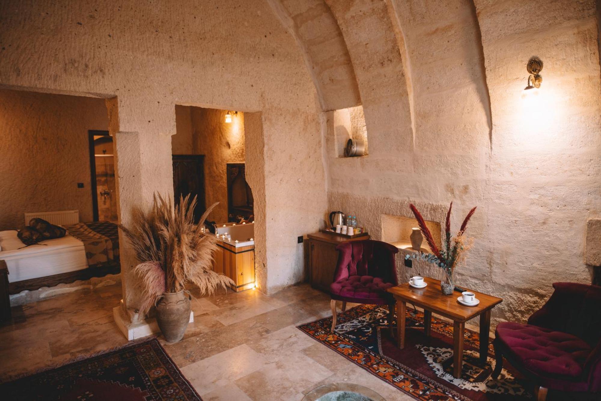 Bed and Breakfast Cavusin Cave House-Cappadocia Göreme Exteriér fotografie